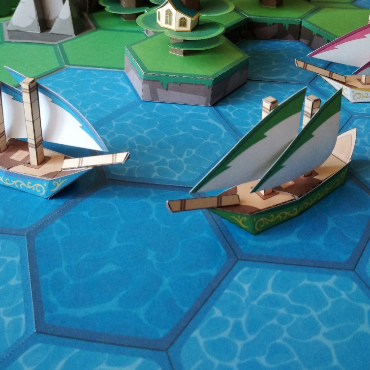 Elfen-Segelschiff