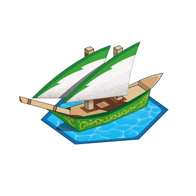 Elfen-Segelschiff