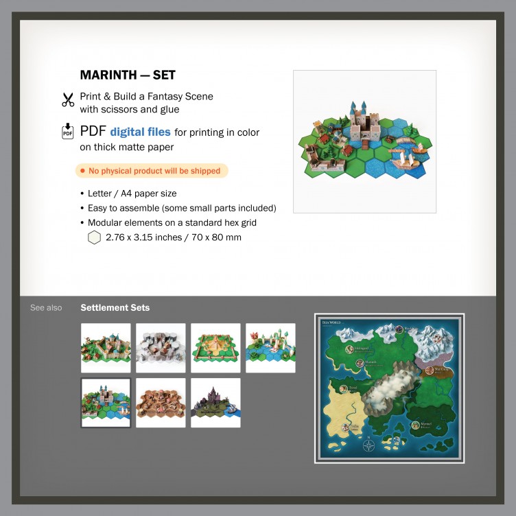 Marinth – Mittelalterliche Stadt Set