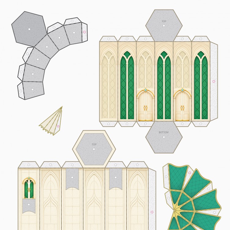 Myrinel – Elfisches Stadt-Set