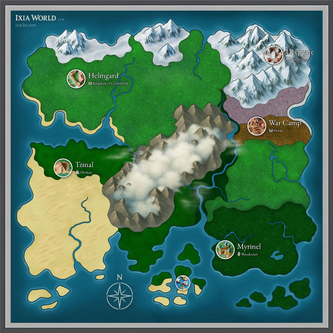 Ixia-Weltkarte 1.0